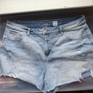 Denim Distressed Women's Shorts